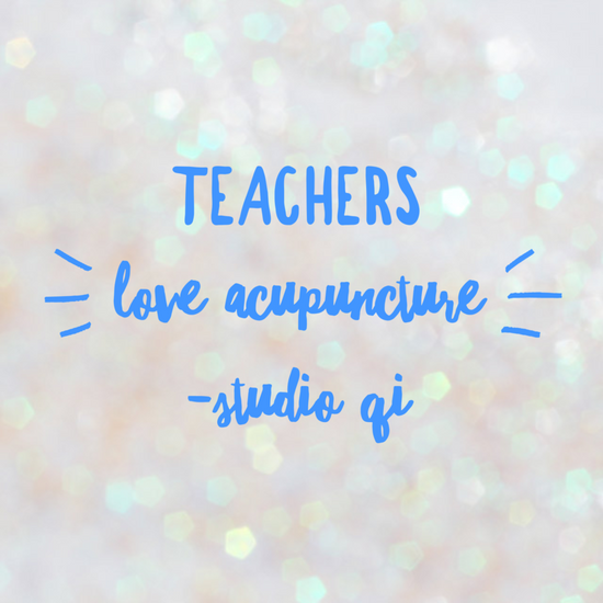 Teachers love acupuncture